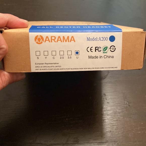 Arama A200 U
USB Corded Call Center Telephone Headset - Picture 6 of 9